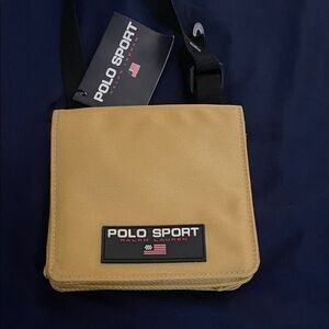 Polo by Ralph Lauren Tan Messenger Bag